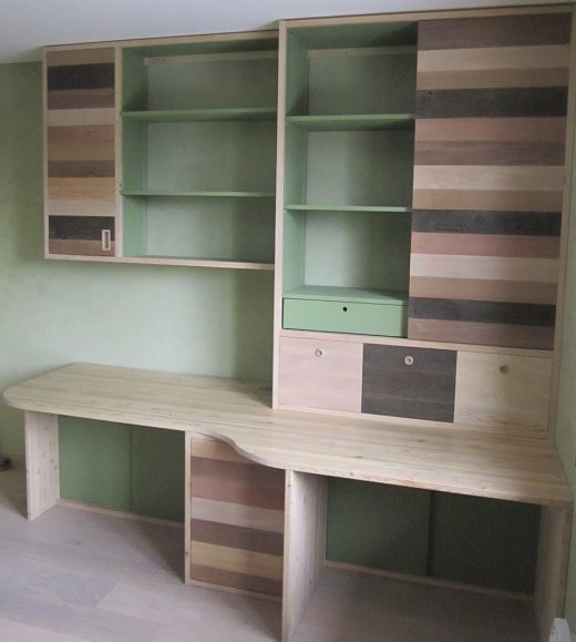 Aménagement intérieur bois récupération